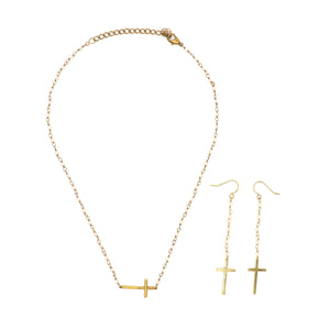 Crystal Trust Cross Necklace