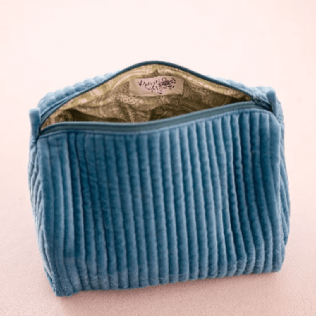 velvet cosmetic bag