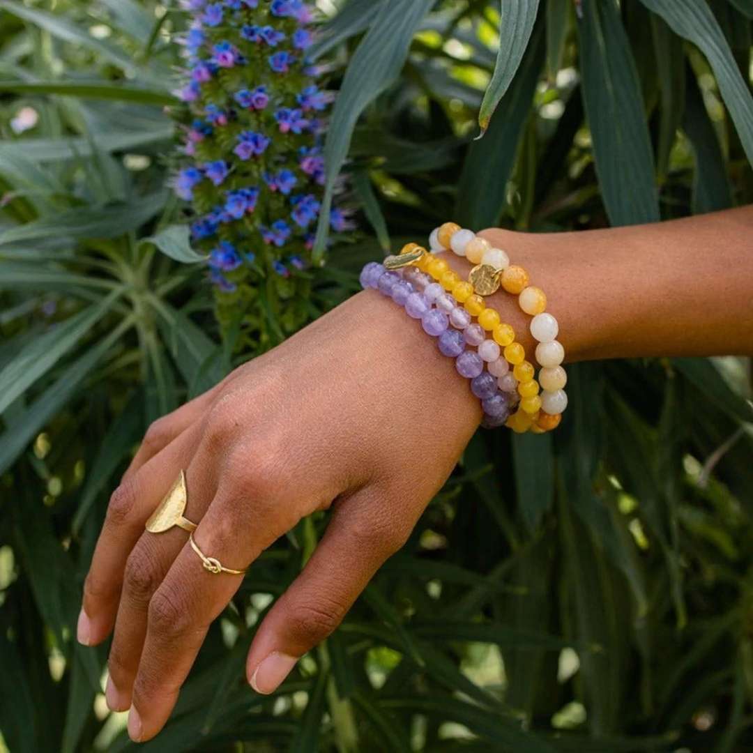 Lavender Amethyst Bracelet - Heal The Spirit | Tiny Rituals